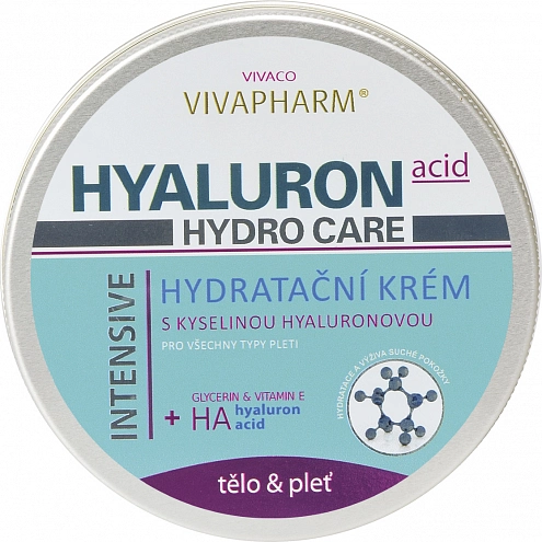 VIVACO Hydratační krém s kyselinou hyaluronovou VIVAPHARM 200 ml VIVACO Hydratační krém s kyselinou hyaluronovou VIVAPHARM 200 ml