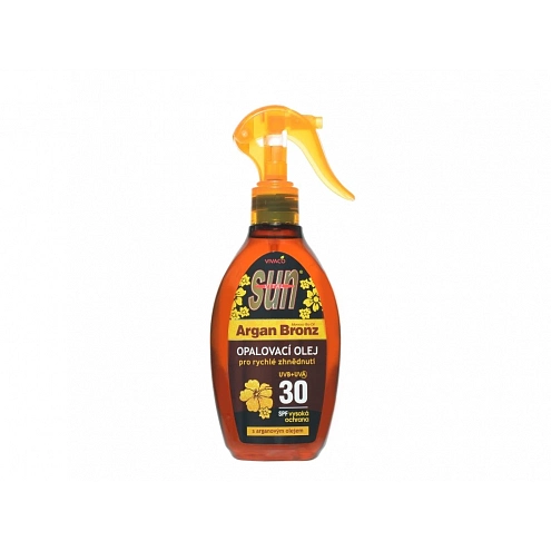VIVACO Opalovací olej s BIO arganovým olejem SPF 30 SUN VITAL 200 ml