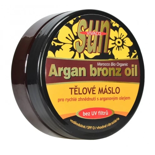 VIVACO Opalovací máslo s BIO arganovým olejem SPF 0 SUN VITAL 200 ml VIVACO Opalovací máslo s BIO arganovým olejem SPF 0 SUN VITAL 200 ml