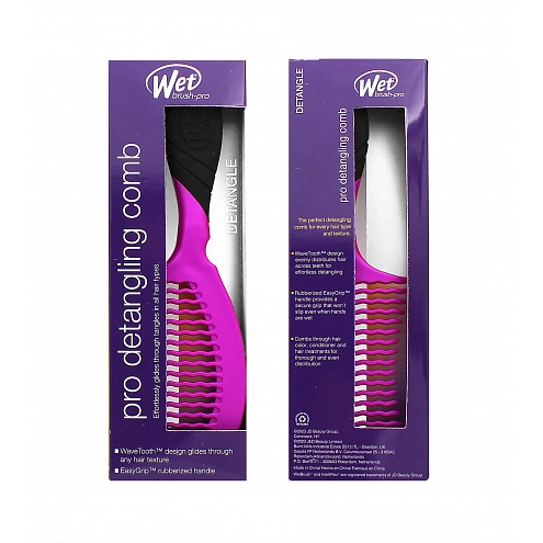 Wet Brush Pro Detangling Comb kartáč na vlasy Purple Wet Brush Pro Detangling Comb kartáč na vlasy Purple