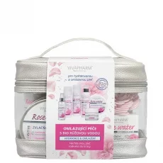 VIVACO Luxusní dámská etue kosmetiky s růžovou vodou