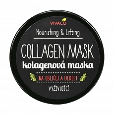 VIVACO Kolagenová maska na obličej a dekolt 100 ml