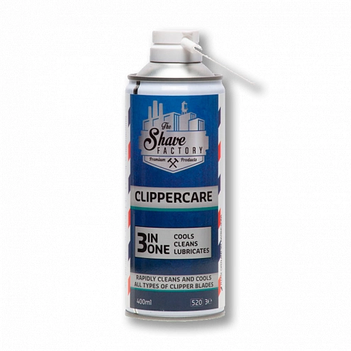 The Shave Factory sprej na strojčeky 3v1 Clippercare Spray 400ml