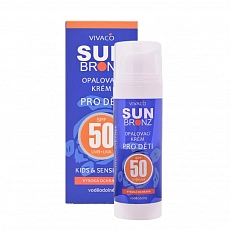 VIVACO Opalovací krém pro děti SPF 50 SUN BRONZ 50 ml