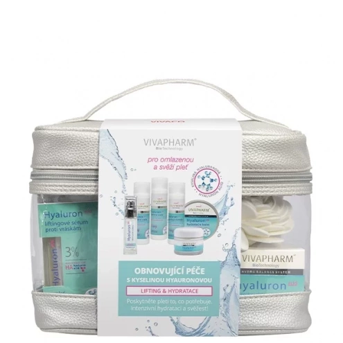VIVACO Luxusní dámská etue kosmetiky s kyselinou hyaluronovou