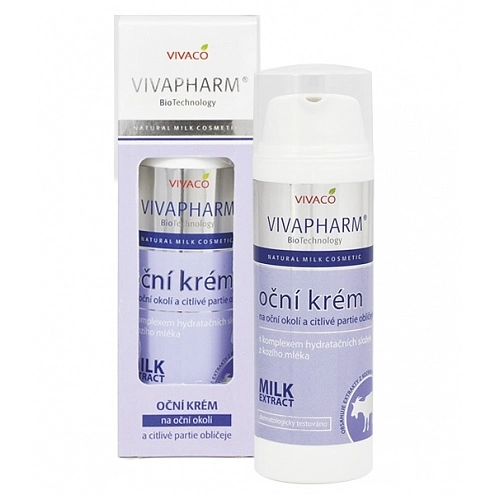 VIVACO Oční krém s kozím mlékem VIVAPHARM 50 ml
