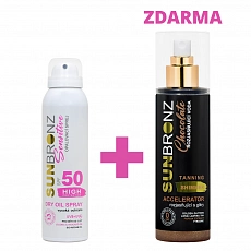 VIVACO Suchý opalovací olej Sensitive SPF 50 SUNBRONZ 90 ml