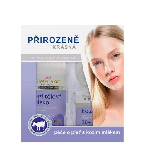 VIVACO VIVAPHARM Kosmetická Kozí dárková kazeta - pleťová