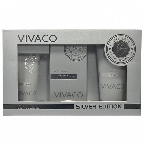 VIVACO Dárková kazeta pánské kosmetiky GENTLEMAN SILVER