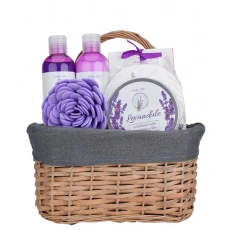 VIVACO Dárková vanička kosmetiky s levandulovým olejem