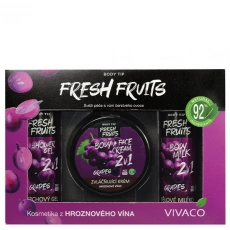 VIVACO Dárková kazeta kosmetiky s hroznovým vínem