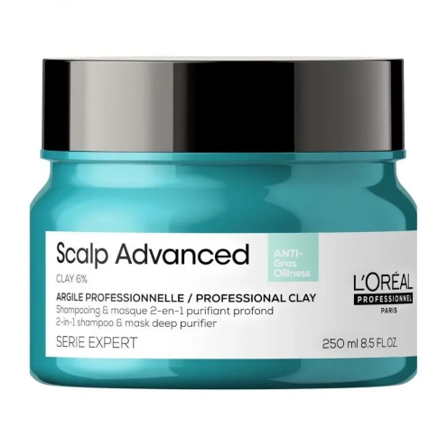 L'Oréal Professionnel Serie Expert Scalp Advanced Anti-Oiliness 2-in-1 Deep Purifier Clay 250 ml L'Oréal Professionnel Serie Expert Scalp Advanced Anti-Oiliness 2-in-1 Deep Purifier Clay 250 ml