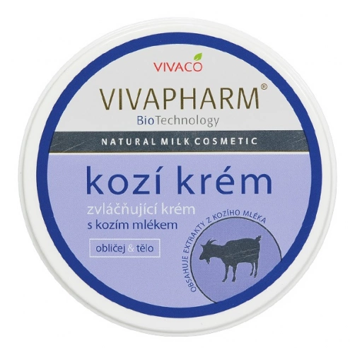 VIVACO Krém na obličej a tělo s kozím mlékem VIVAPHARM 250 ml