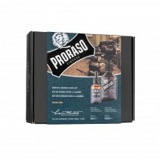 Proraso darčeková sada olej a šampón na bradu Azur Lime