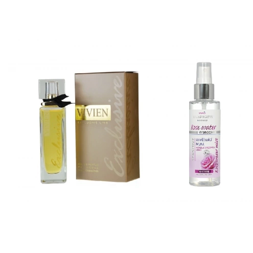 VIVACO EdP Love Me 50 ml + Rose Water mlha na obličej 100 ml