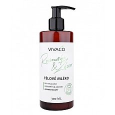 VIVACO Tělové mléko Rozmarýn a Zázvor 300 ml