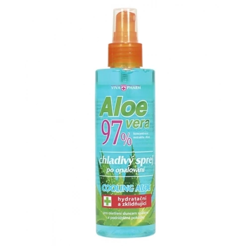 VIVACO Zklidňující sprej Aloe vera 97% VIVAPHARM 200 ml