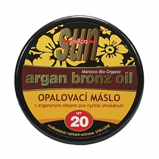 VIVACO Opalovací máslo s BIO arganovým olejem SPF 20 SUN VITAL 200 ml