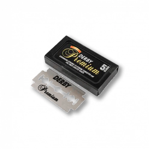 Derby žiletky na holenie Premium Black 5ks