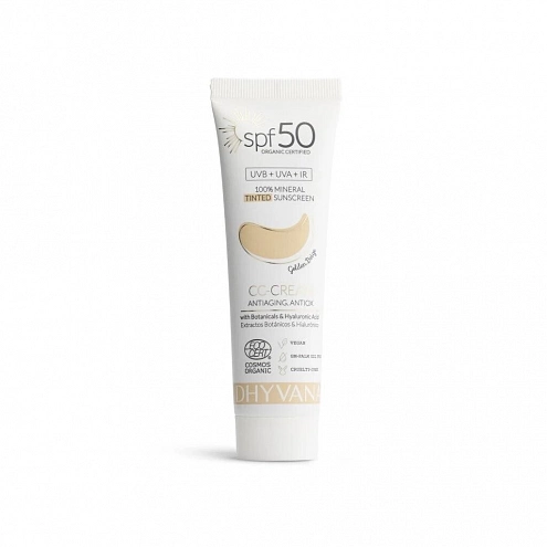 Dhyvana Natural Mineral Tinted Sunscreen SPF 50 Golden Beige 50 ml