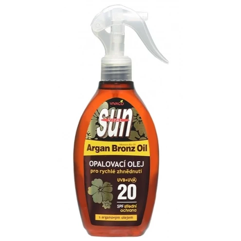 VIVACO Opalovací olej s BIO arganovým olejem SPF 20 SUN VITAL 200 ml VIVACO Opalovací olej s BIO arganovým olejem SPF 20 SUN VITAL 200 ml