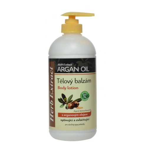 VIVACO Tělový balzám s arganovým olejem HERB EXTRACT 500 ml