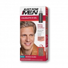 Just For Men šampón na zakrytie šedivých vlasov tmavý blond H15