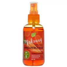 VIVACO 100% Přírodní opalovací olej s mrkvovým extraktem SPF 6 150 ml