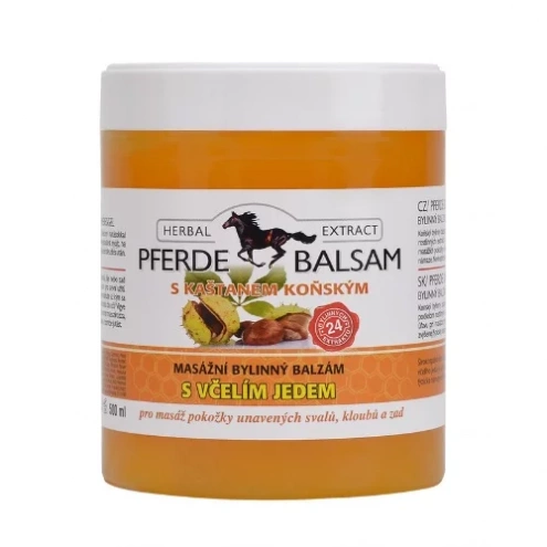 VIVACO PFERDE BALSAM masážní balzám s včelím jedem 500 ml