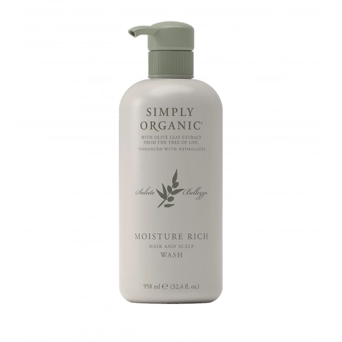 Simply Organic Moisture Rich Hair & Scalp Wash 958 ml Simply Organic Moisture Rich Hair & Scalp Wash 958 ml
