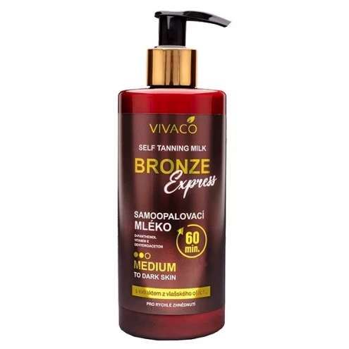 VIVACO Bronze Express samoopalovací mléko Medium 300 ml