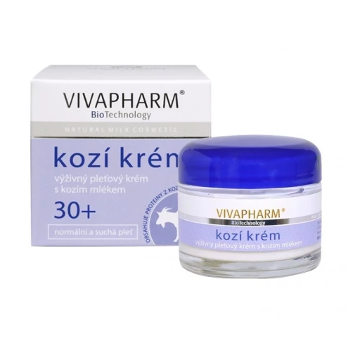 VIVACO Pleťový krém s kozím mlékem VIVAPHARM 50 ml