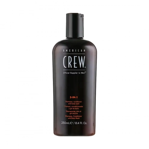 American Crew Classic 3in1 Shampoo, Conditioner and Bodywash 250 ml American Crew Classic 3in1 Shampoo, Conditioner and Bodywash 250 ml