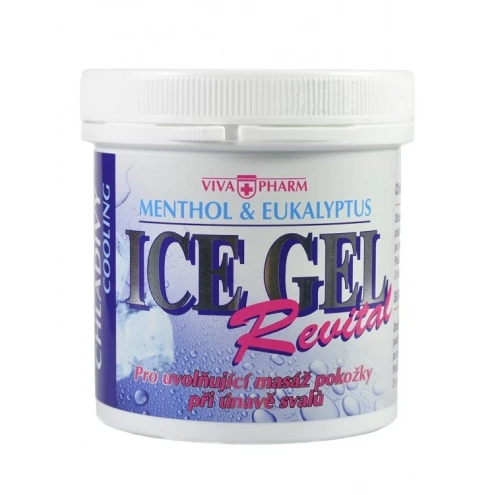 VIVACO Ice gel s eukalyptovým olejem a mentholem VIVAPHARM 250 ml