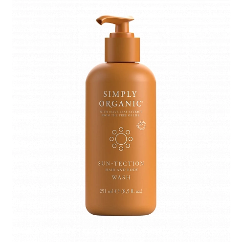 Simply Organic Sun-Tection Hair & Body Wash After Sun Shampoo and Shower Gel 2 in 1 251 ml Simply Organic Sun-Tection Hair & Body Wash After Sun Shampoo and Shower Gel 2 in 1 251 ml