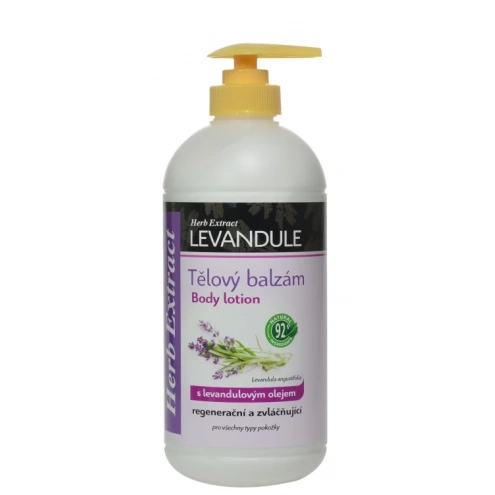 VIVACO Tělový balzám s levandulovým olejem HERB EXTRACT 500 ml VIVACO Tělový balzám s levandulovým olejem HERB EXTRACT 500 ml