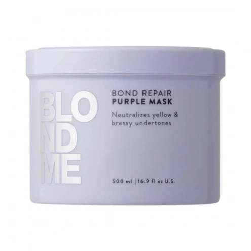 Schwarzkopf Professional BlondMe Bond Repair Purple Mask 500 ml Schwarzkopf Professional BlondMe Bond Repair Purple Mask 500 ml