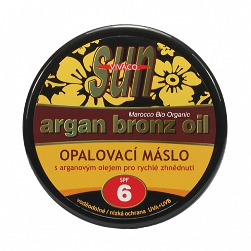 VIVACO Opalovací máslo s BIO arganovým olejem SPF 6 SUN VITAL 200 ml VIVACO Opalovací máslo s BIO arganovým olejem SPF 6 SUN VITAL 200 ml