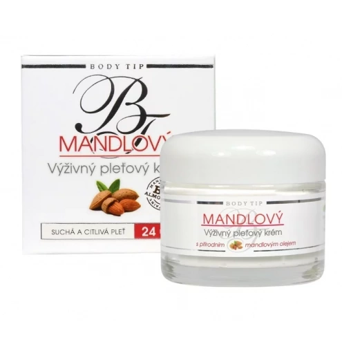 VIVACO Pleťový krém s mandlovým olejem BODY TIP 50 ml VIVACO Pleťový krém s mandlovým olejem BODY TIP 50 ml