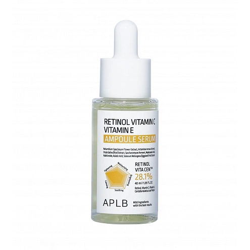 APLB Retinol Vitamin C Vitamin E Ampoule Serum 40 ml