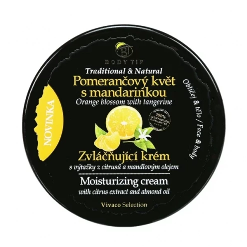 VIVACO Zvláčňující krém Pomerančový květ s mandarinkou BODY TIP 200 ml