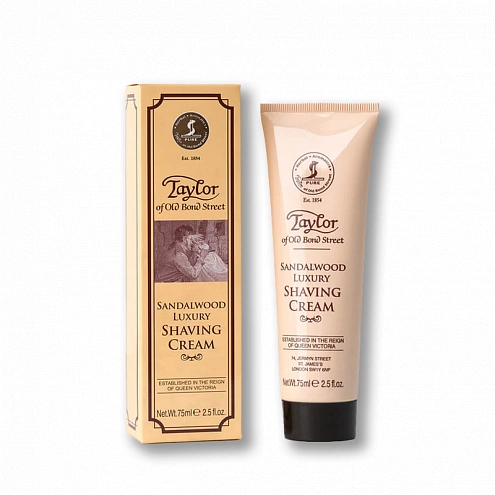 Taylor of Old Bond Street krém na holenie v tube Sandalwood 75ml