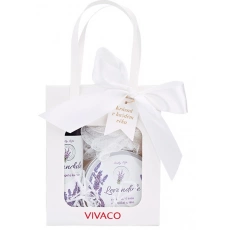 VIVACO Dárková taška kosmetiky s levandulovým olejem