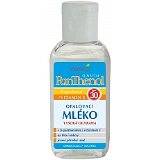 VIVACO Opalovací mléko s D-Panthenolem SPF 30 SUN VITAL 50 ml
