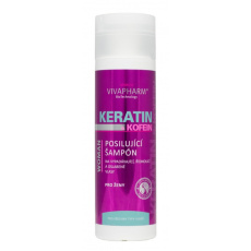 VIVACO Keratinový šampon na vlasy s kofeinem VIVAPHARM 200ml