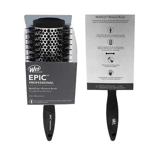Wet Brush EPIC Multigrip Round Brush L Black Wet Brush EPIC Multigrip Round Brush L Black