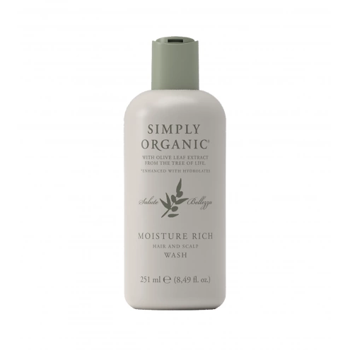 Simply Organic Moisture Rich Hair & Scalp Wash 251 ml Simply Organic Moisture Rich Hair & Scalp Wash 251 ml