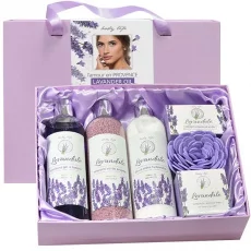 VIVACO Velký dárkový box kosmetiky s levandulovým olejem