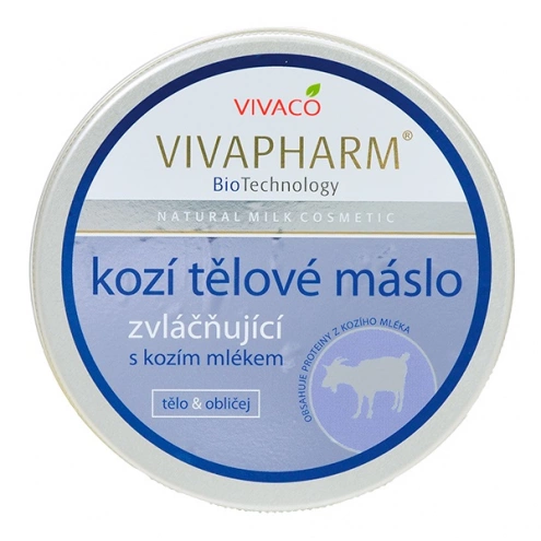 VIVACO Tělové máslo s kozím mlékem VIVAPHARM 200 ml