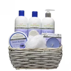 VIVACO Dárkový koš kosmetiky s kozím mlékem